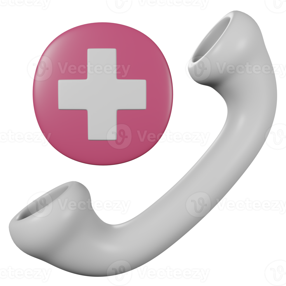 3D Medic Customer Call Icon png