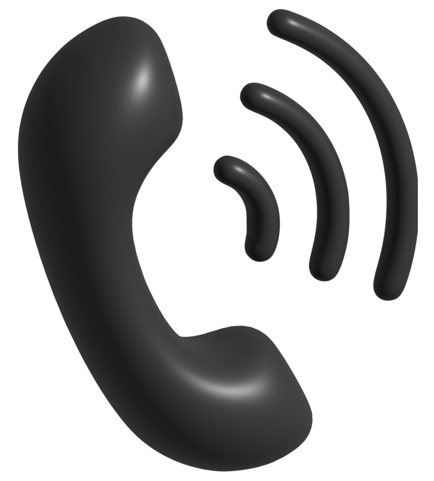 téléphone 3d icône png