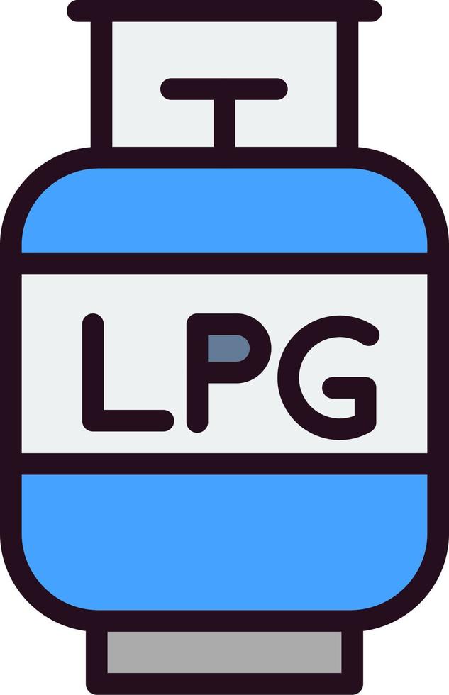 Gas Cylinder Vector Icon