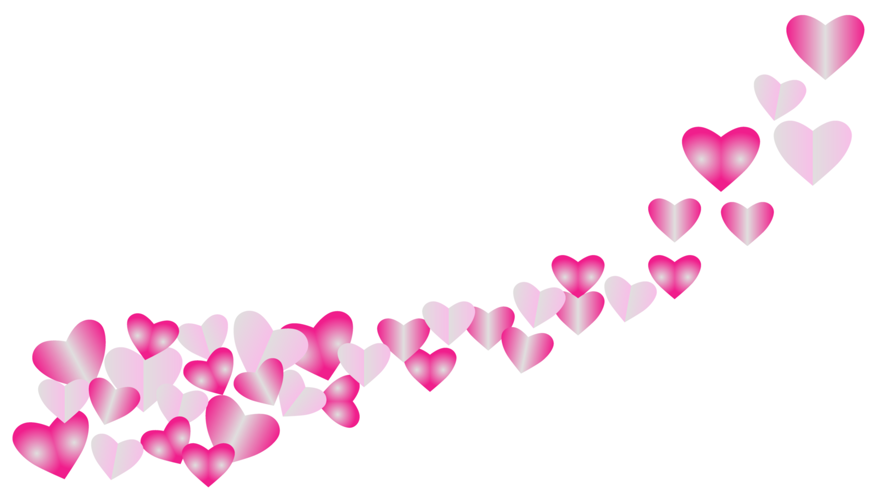 Animated Pink Hearts