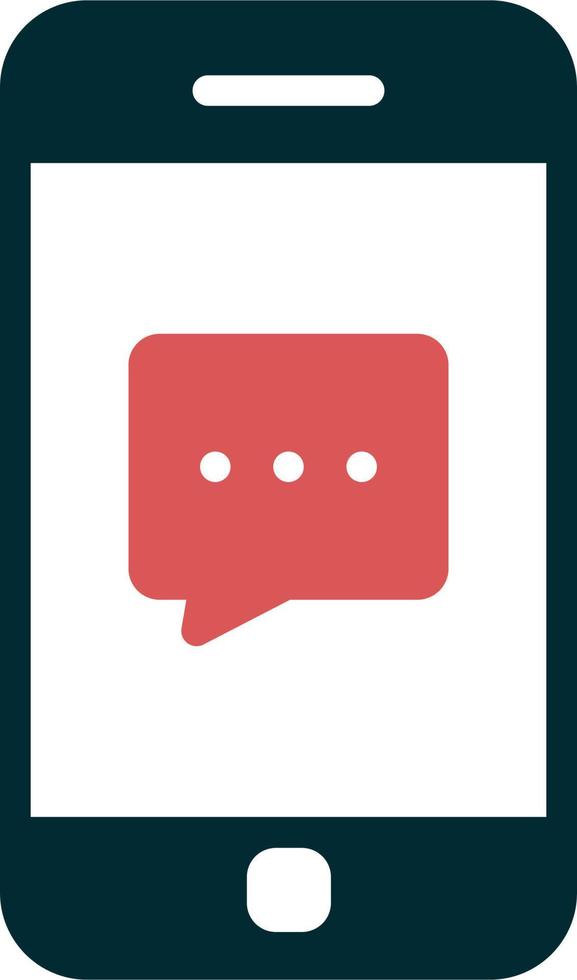 Phone Chat Vector Icon