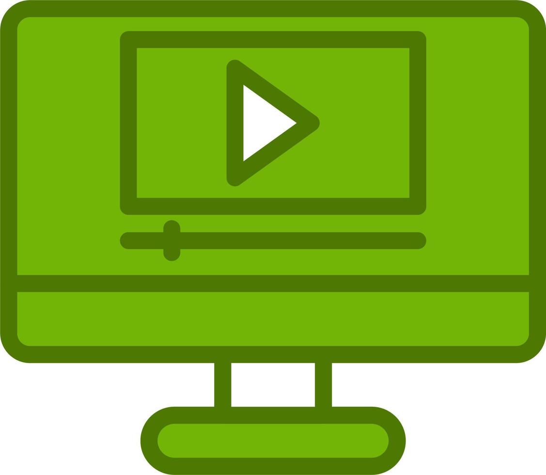 Video Player Vector Icon