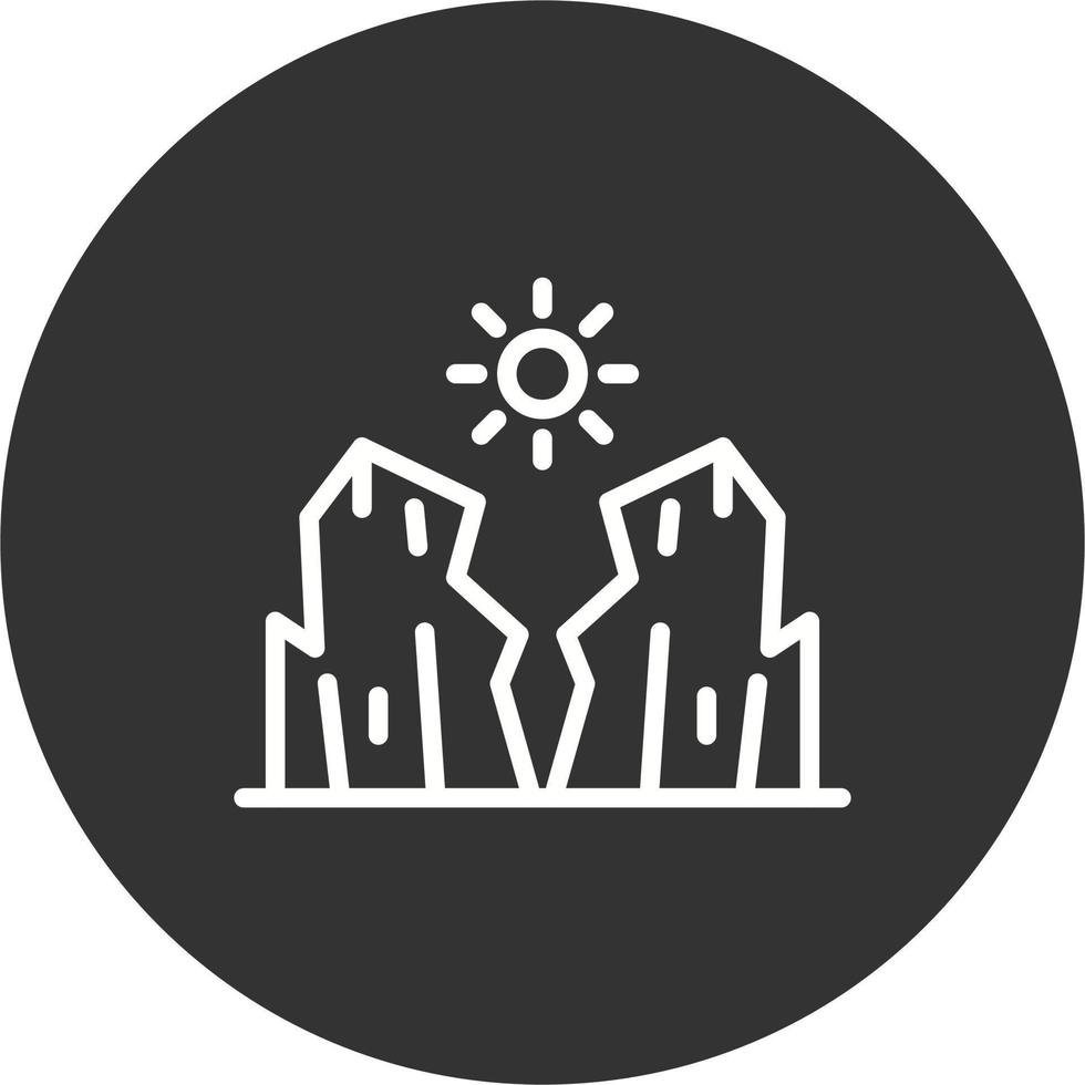 Canyon Vector Icon