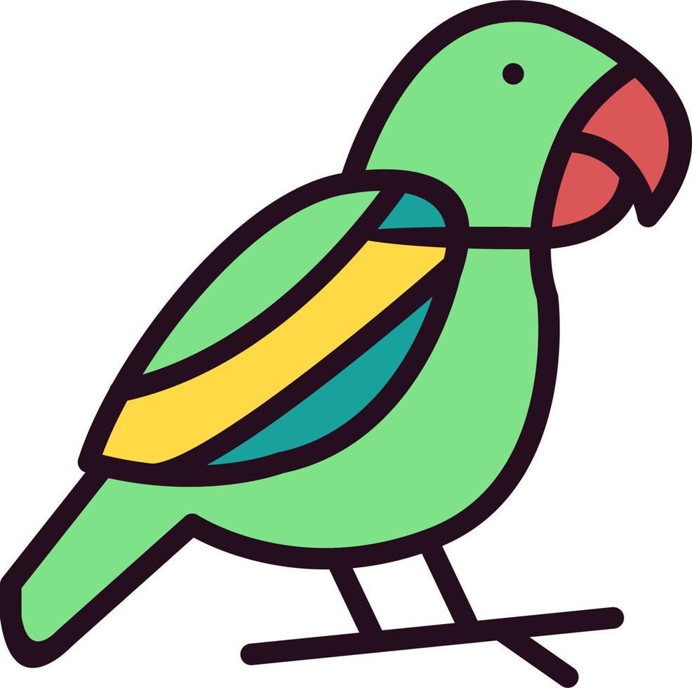 cacatúa vector icono