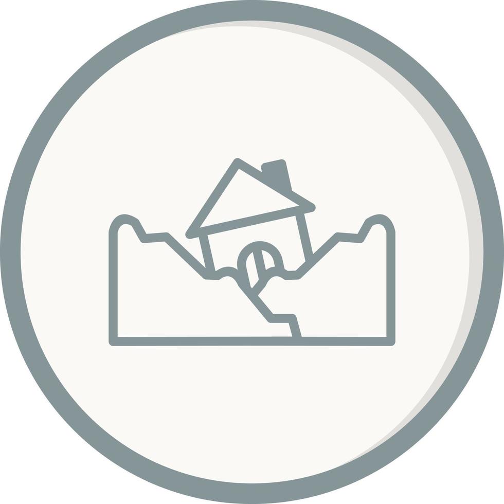 Earthquake Vector Icon