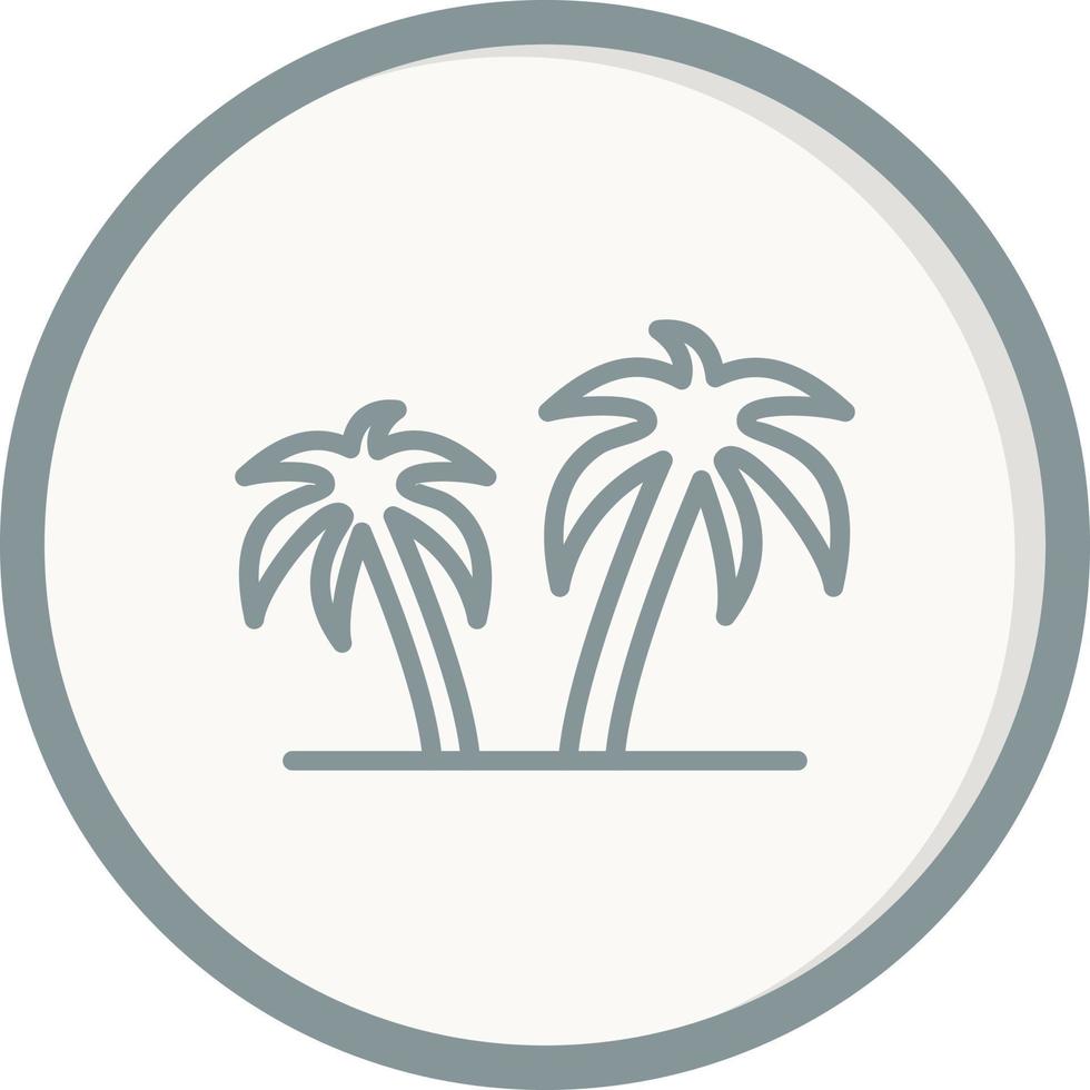 Oasis Vector Icon