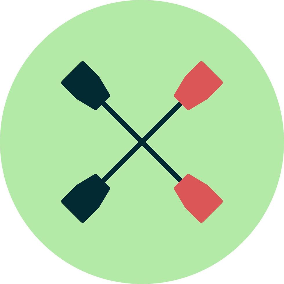 Oars Vector Icon