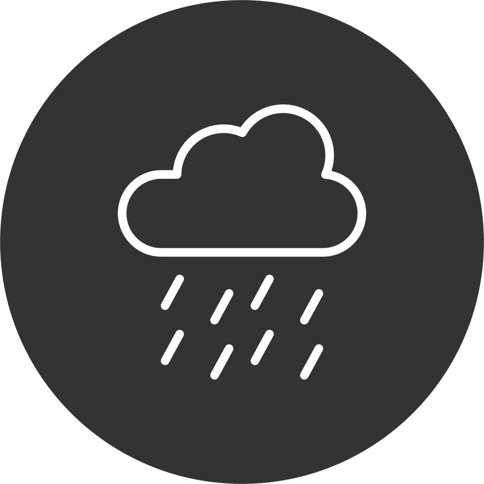 Heavy Rain Vector Icon