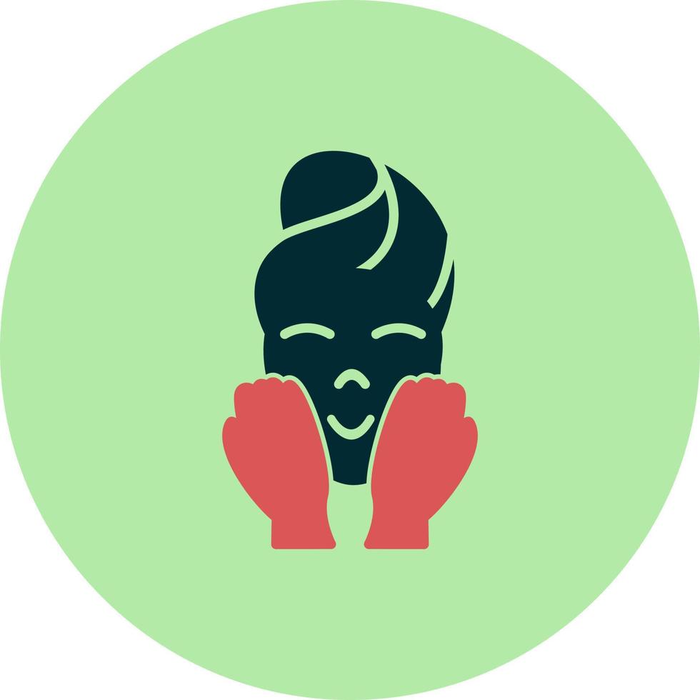 Wash face Vector Icon