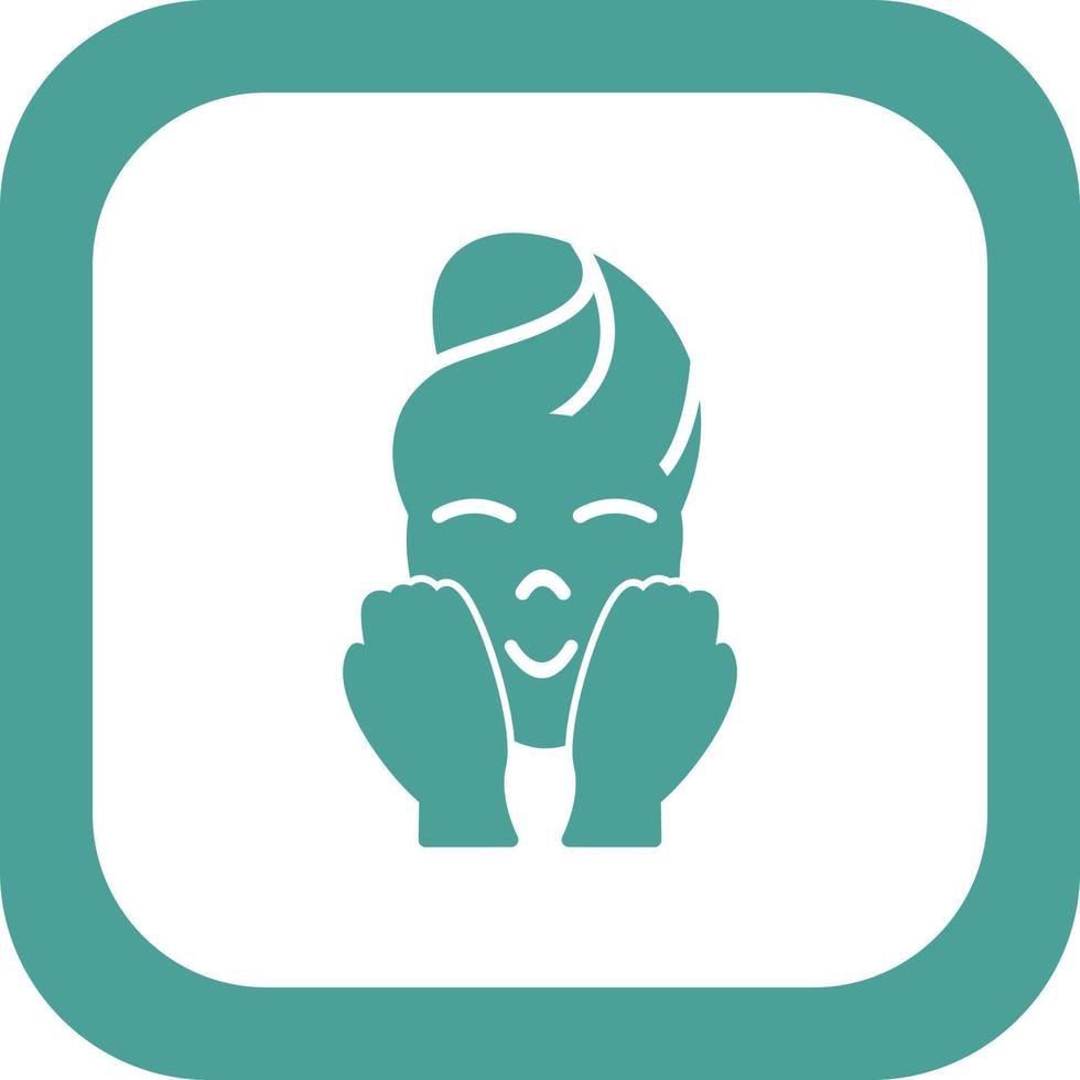Wash face Vector Icon