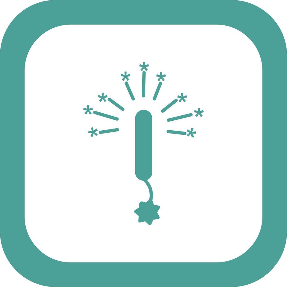 Sparkler Vector Icon