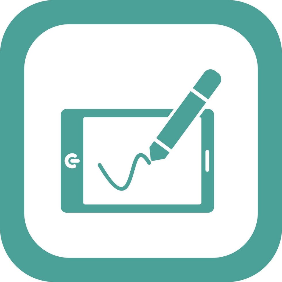 Drawing tablet Vector Icon
