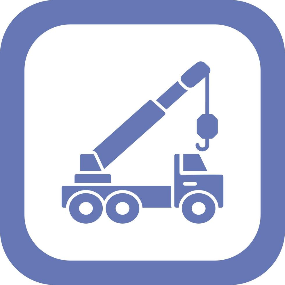 Crane truck Vector Icon