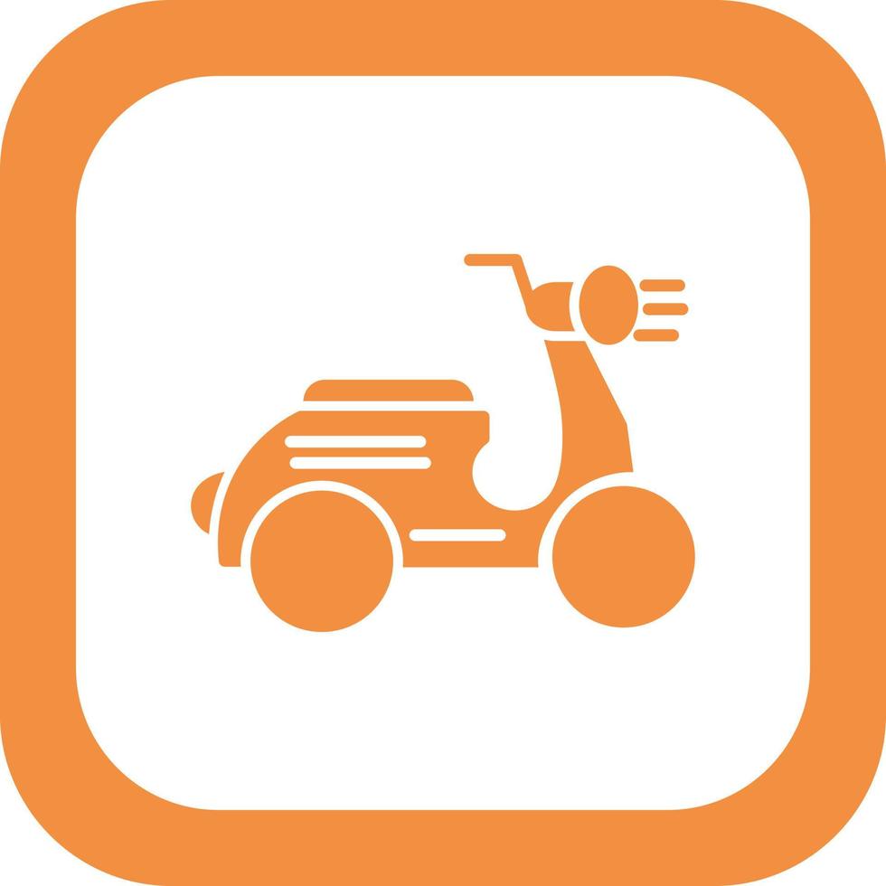 icono de vector de scooter