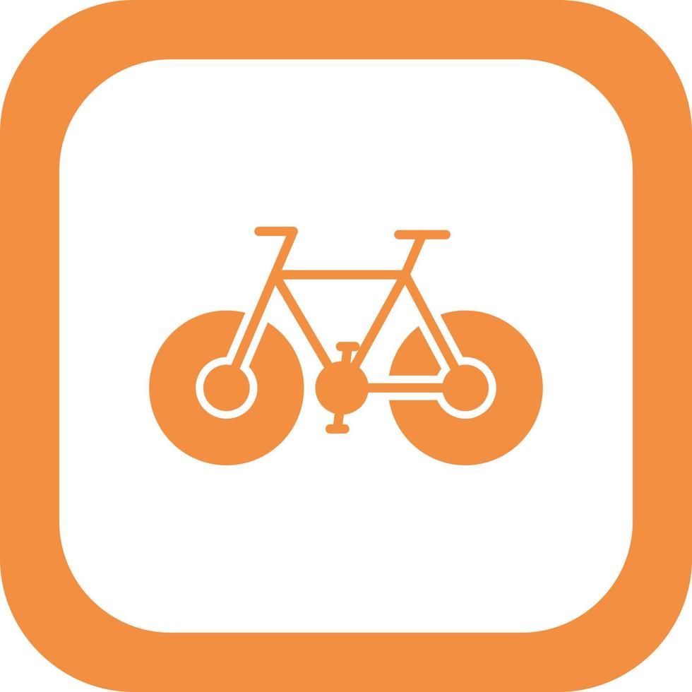 icono de vector de bicicleta