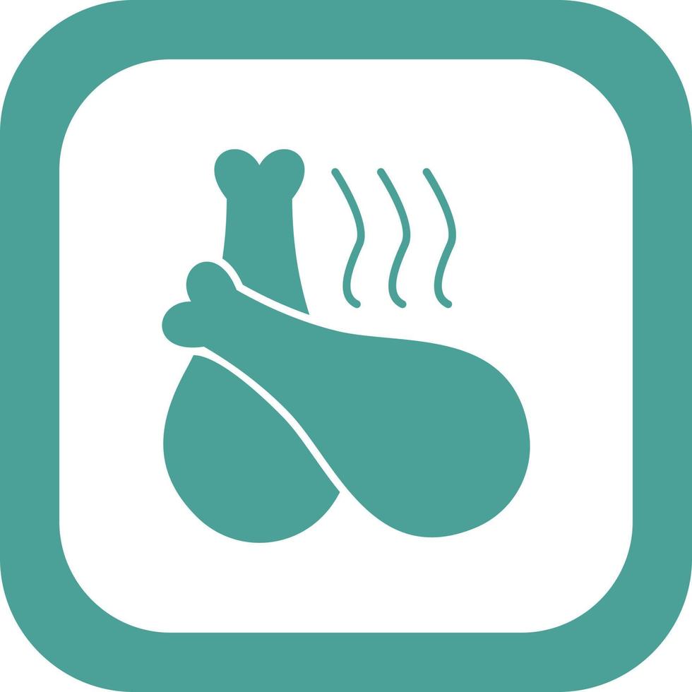 Fried Chicken Vector Icon