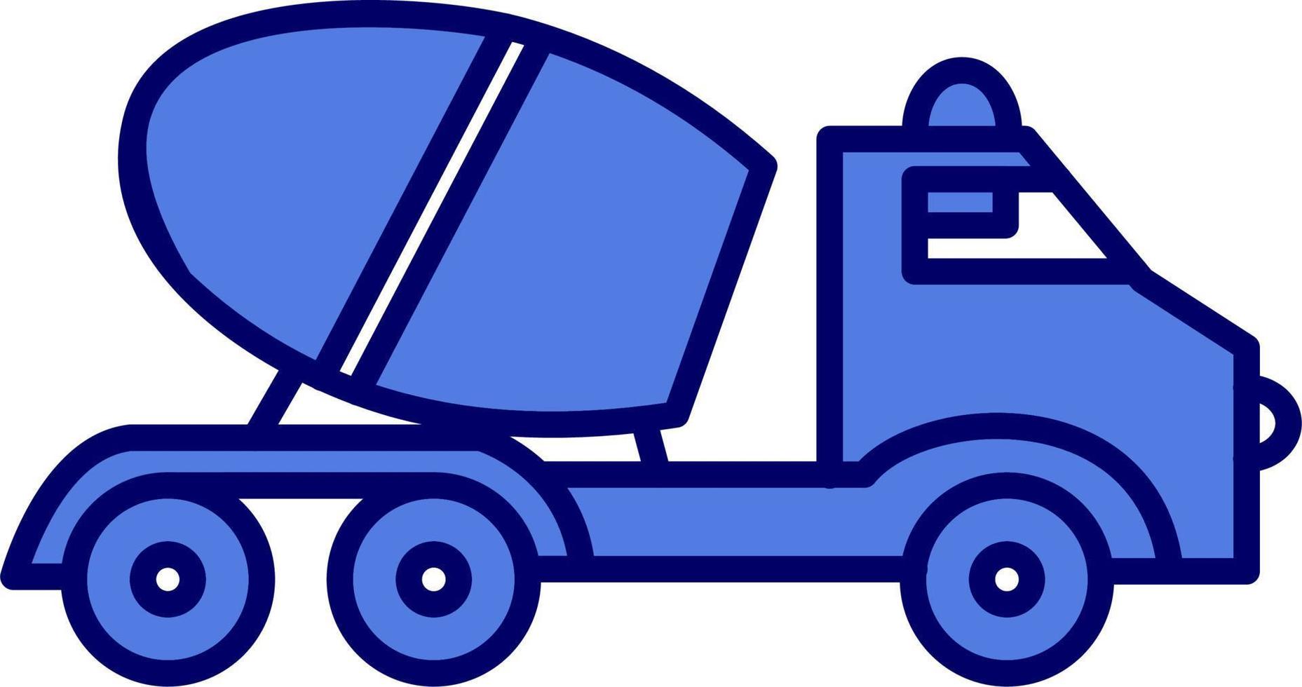 Cement Truck Vector Icon