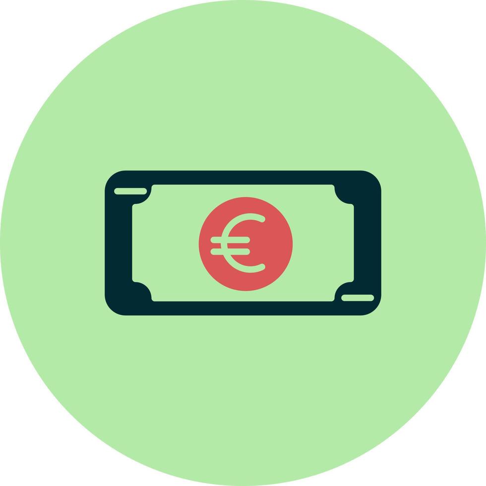 icono de vector de euro