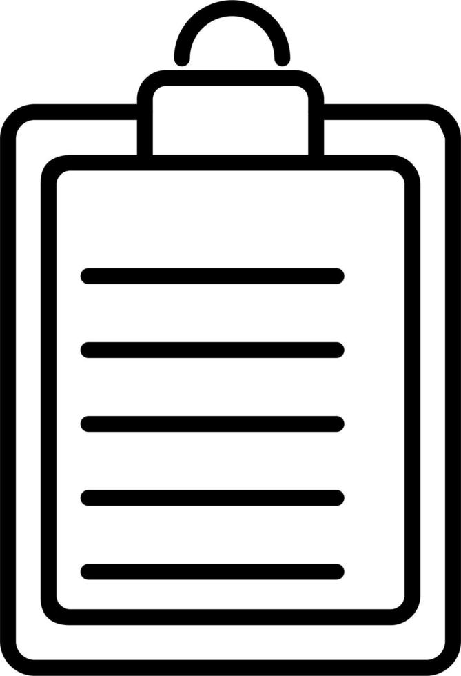 Clipboard Vector Icon