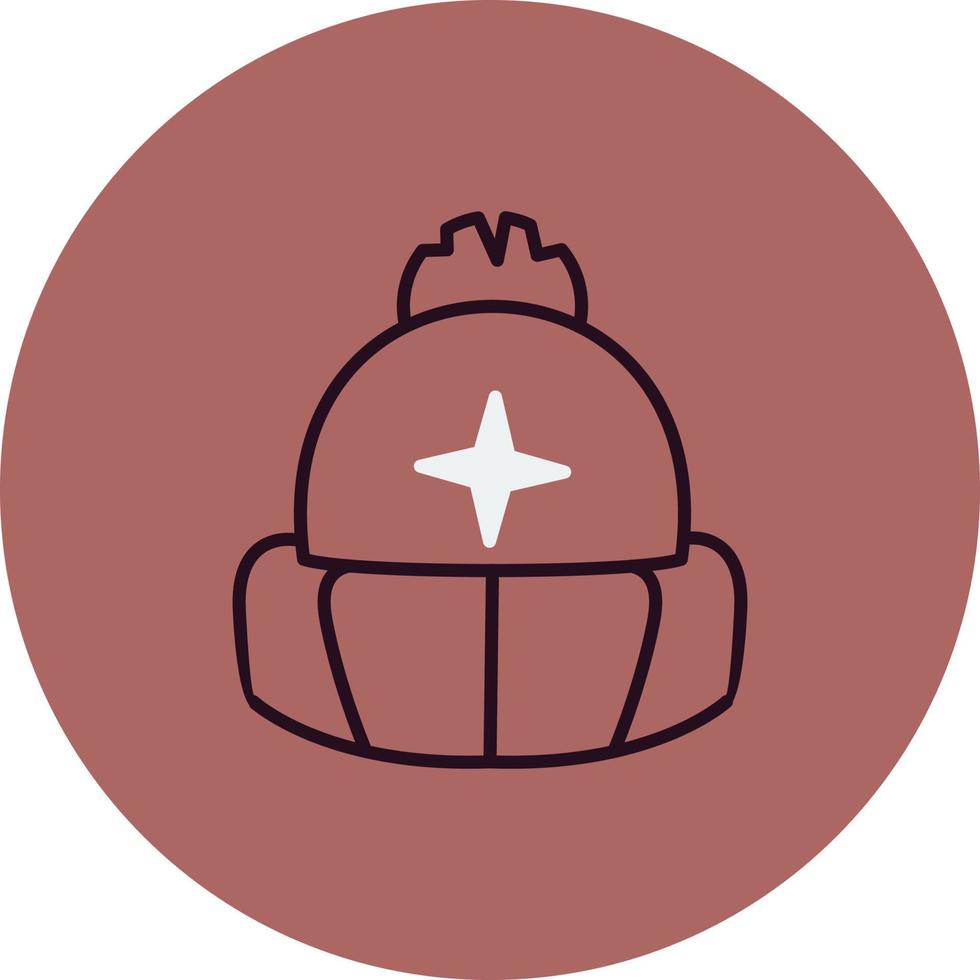 Knitted hat Vector Icon