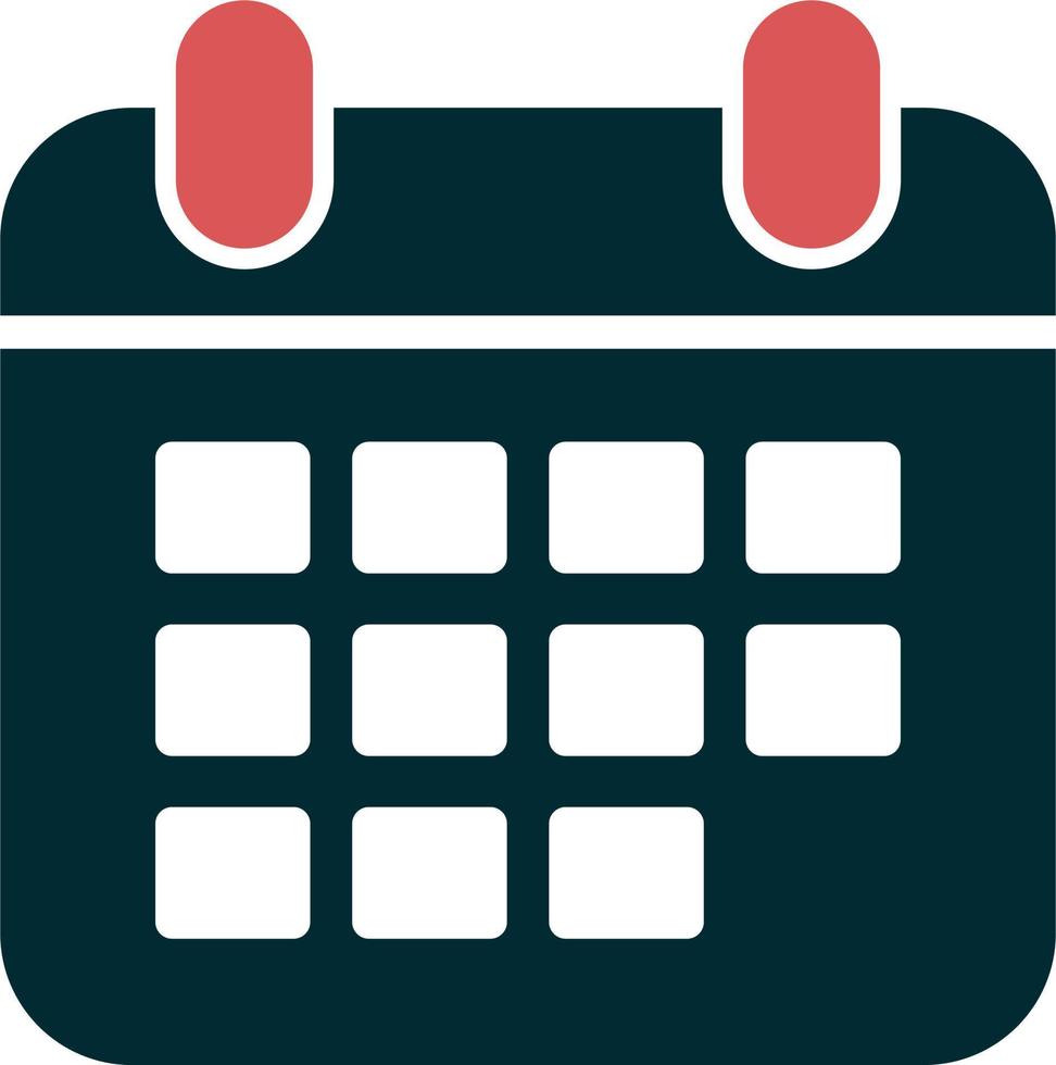 icono de vector de calendario