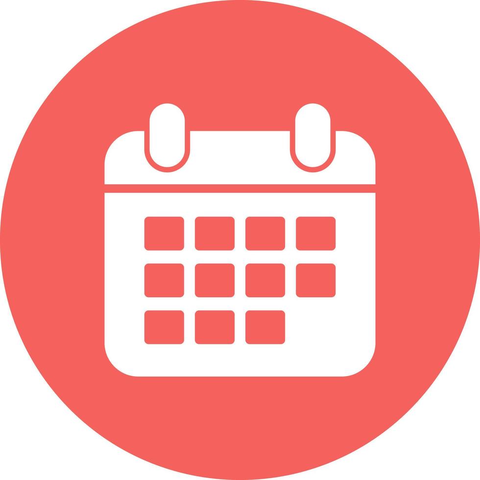 icono de vector de calendario