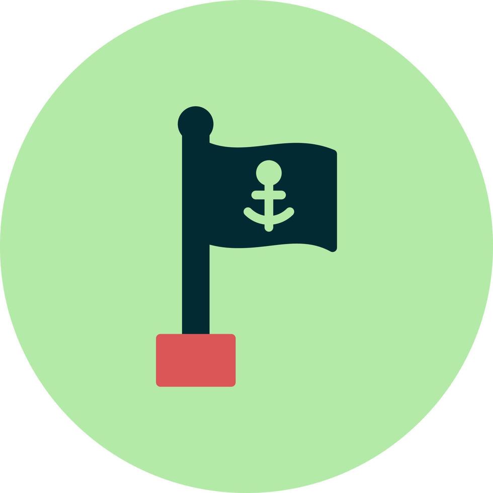 Sea Flag Vector Icon