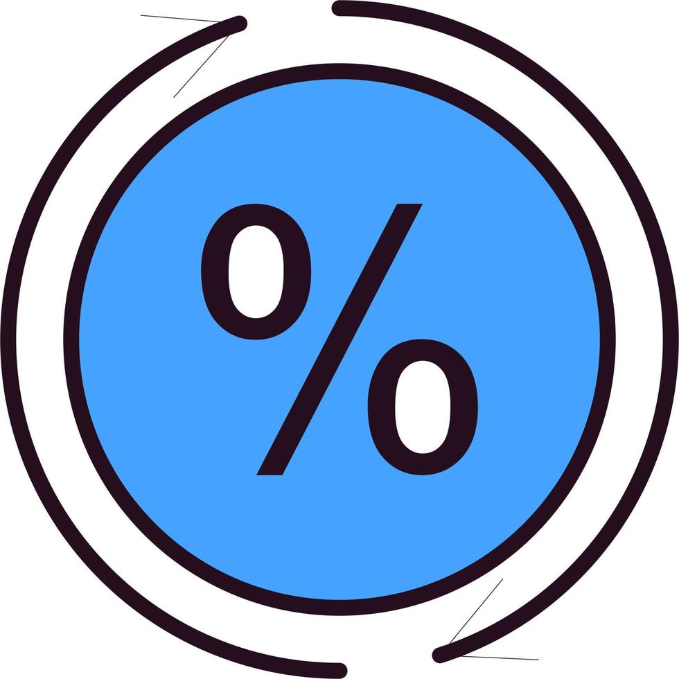 Percentage Vector Icon