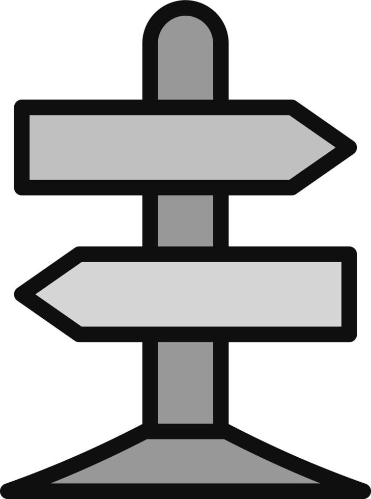 Sign Post Vector Icon
