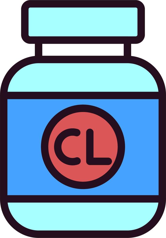 cloro vector icono