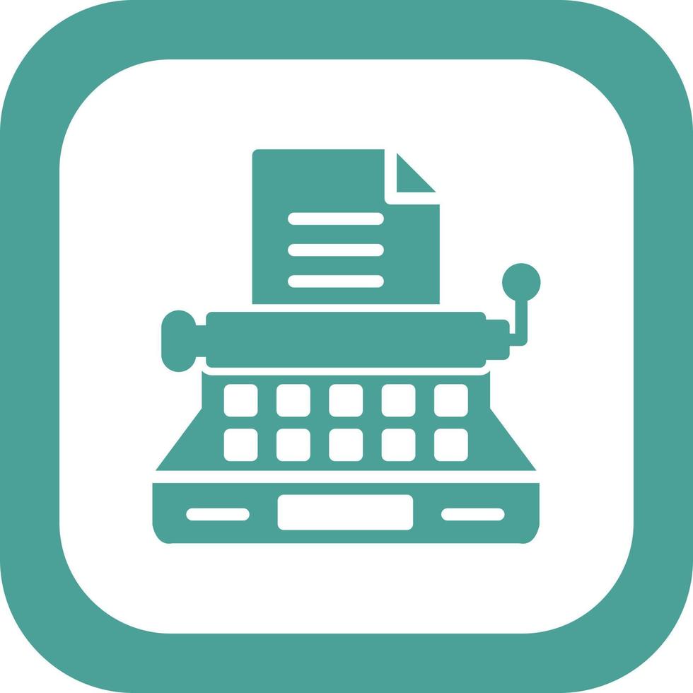 Typewriter Vector Icon