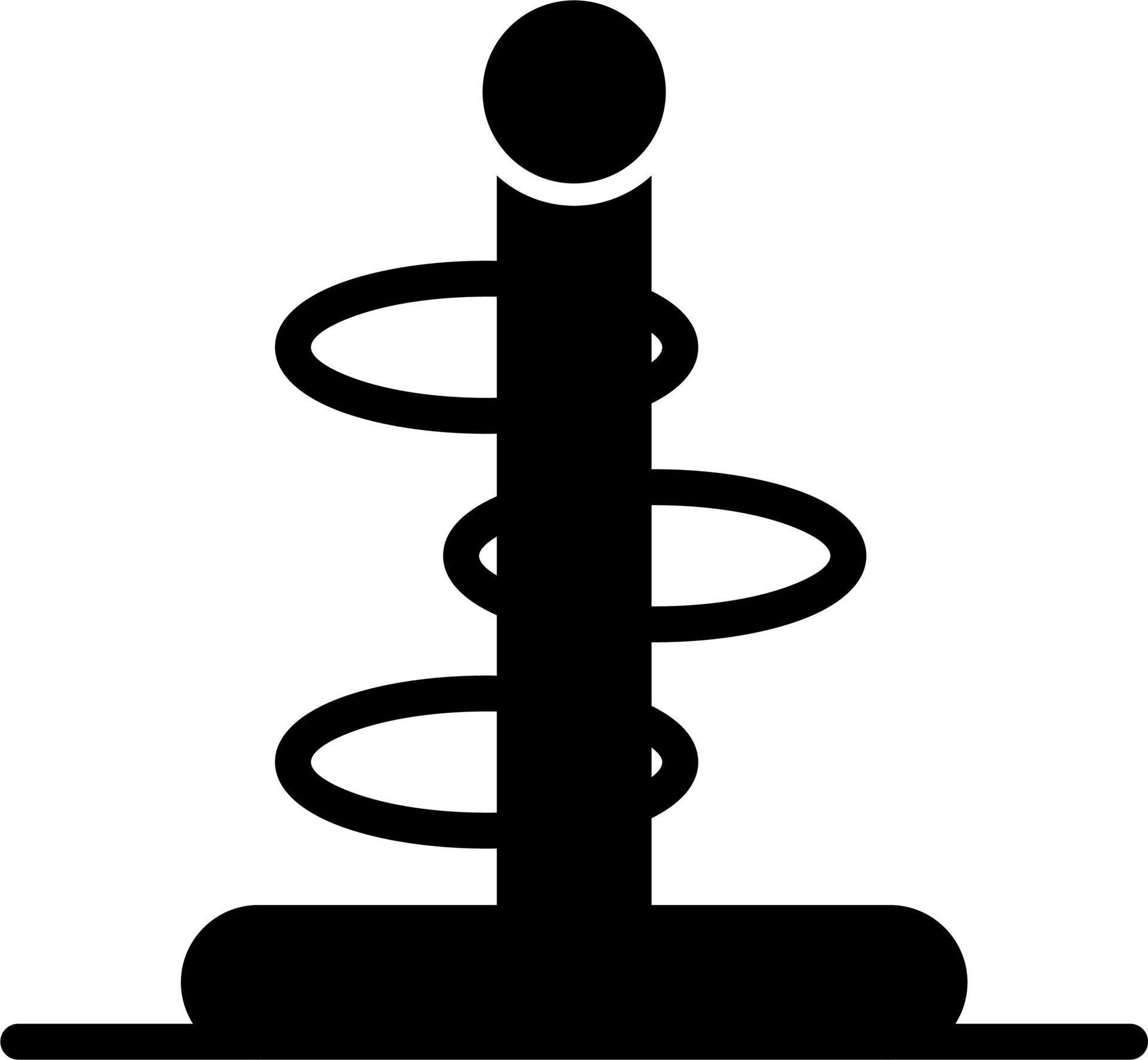 Ring Toss Vector Icon 19811314 Vector Art at Vecteezy
