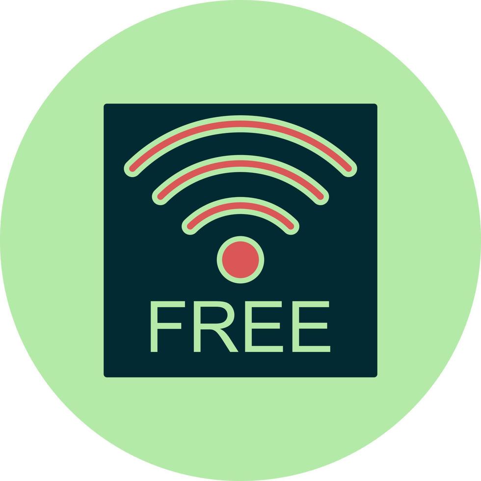 icono de vector wifi gratis