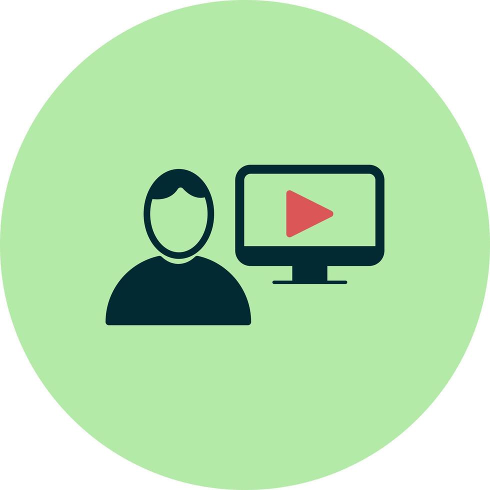 Blogger Vector Icon