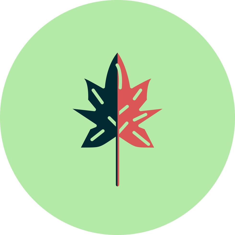 icono de vector de hoja