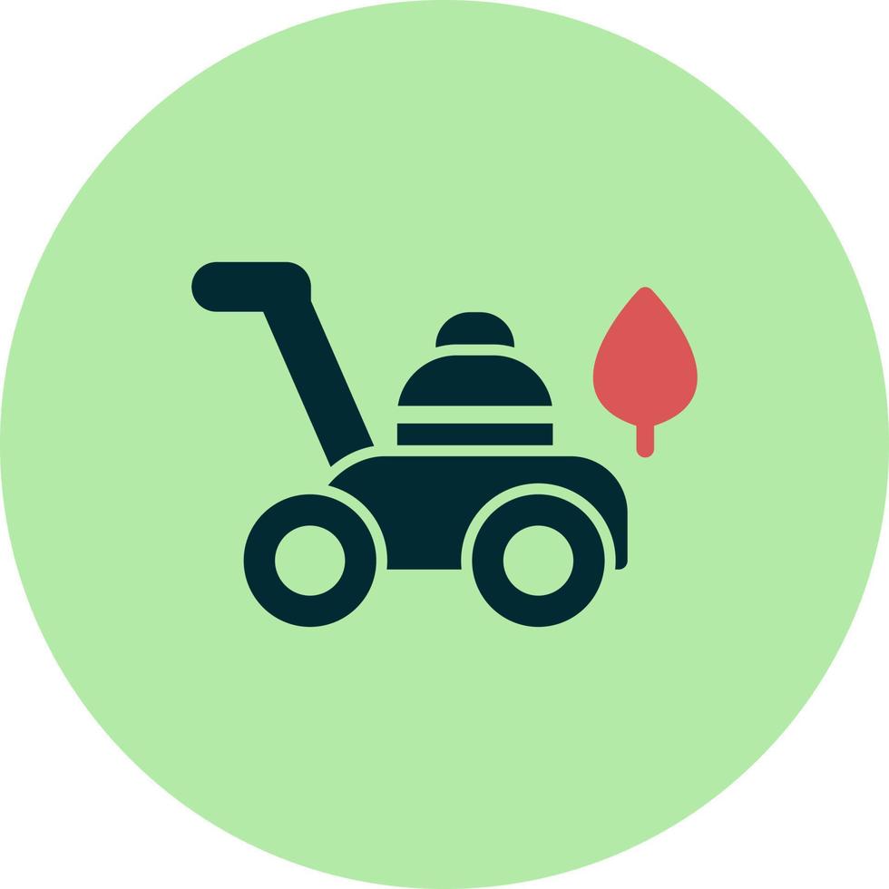 Mowing Vector Icon