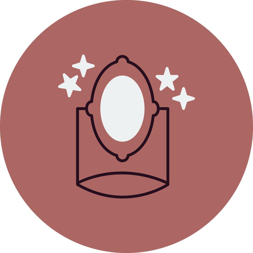 Magic mirror Vector Icon