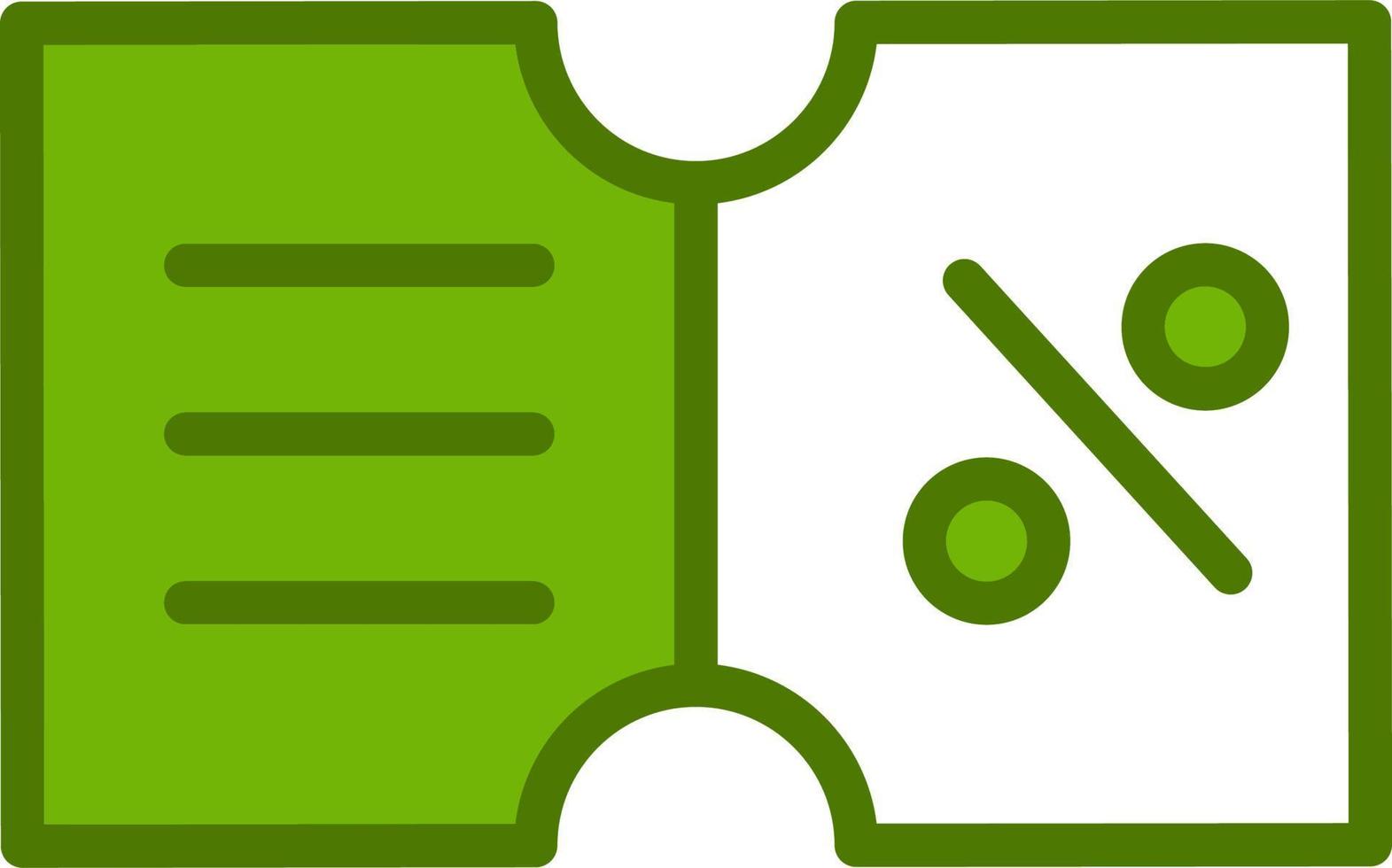 Discount Coupon Vector Icon