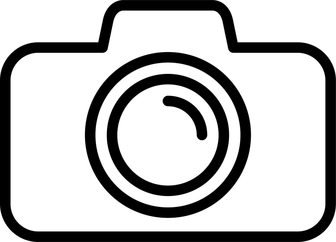 icono de vector de cámara de fotos