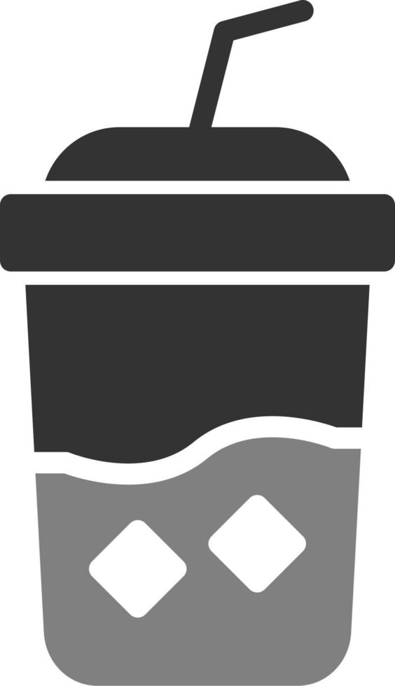 icono de vector de café helado