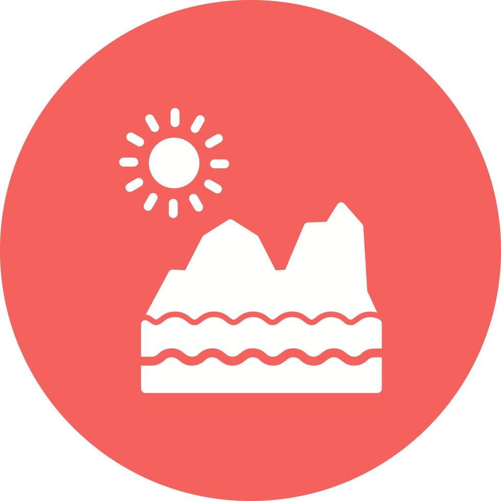 Glacier Vector Icon