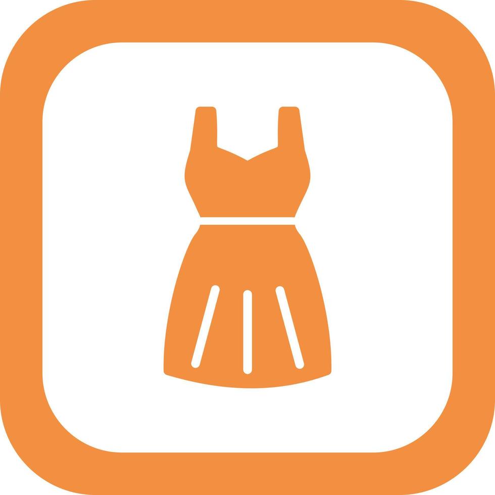 icono de vector de vestido de mujer