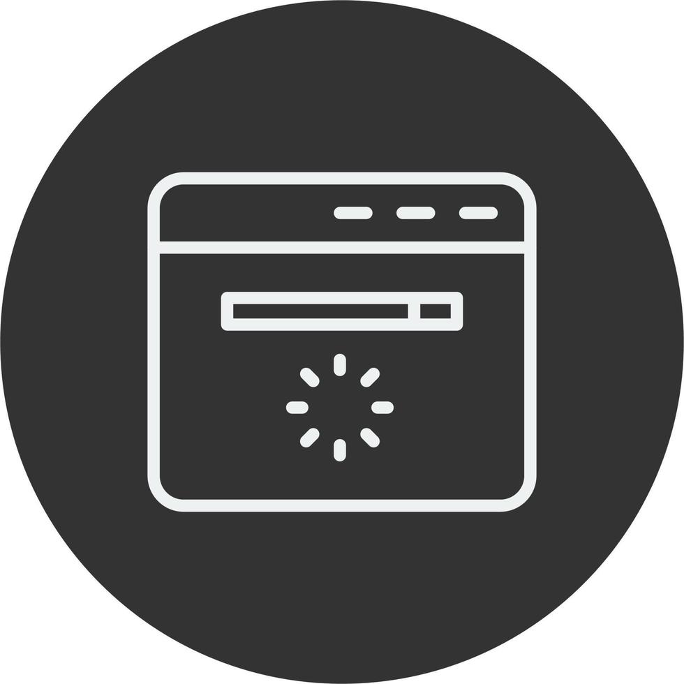 Website Loading Vector Icon