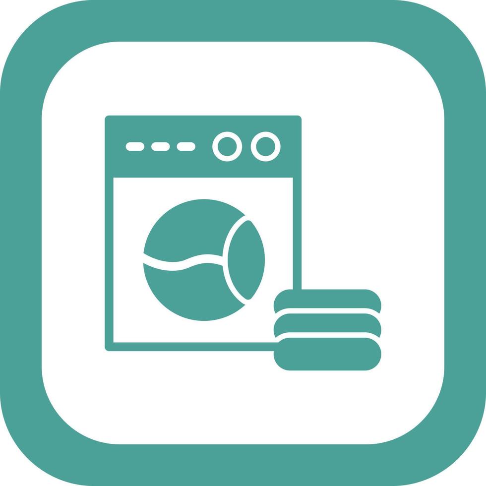 Washing Clothes Vector Icon