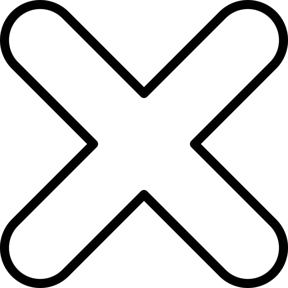 Close Vector Icon