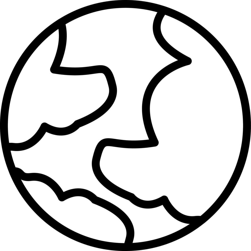 Earth Globe Vector Icon