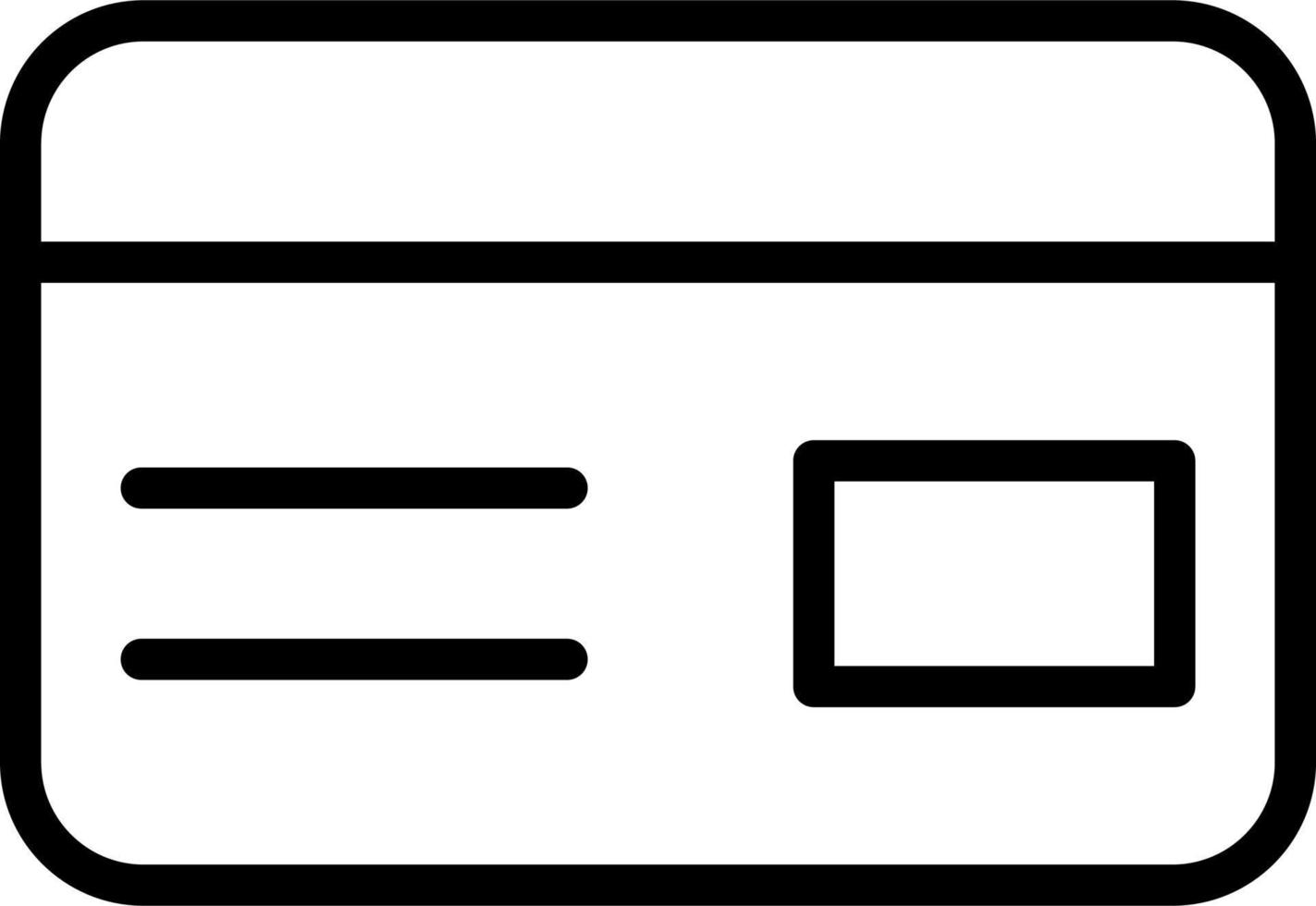 Credit Card Vector Icon