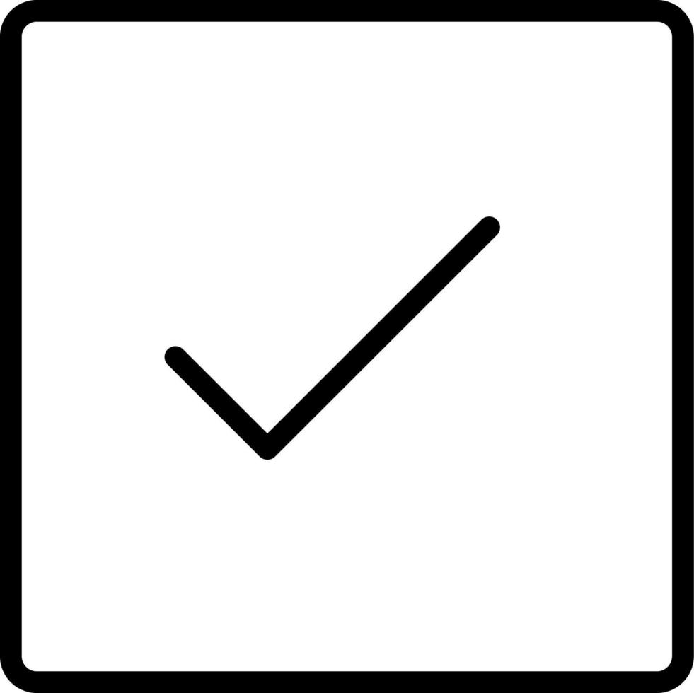 icono de vector de verificación