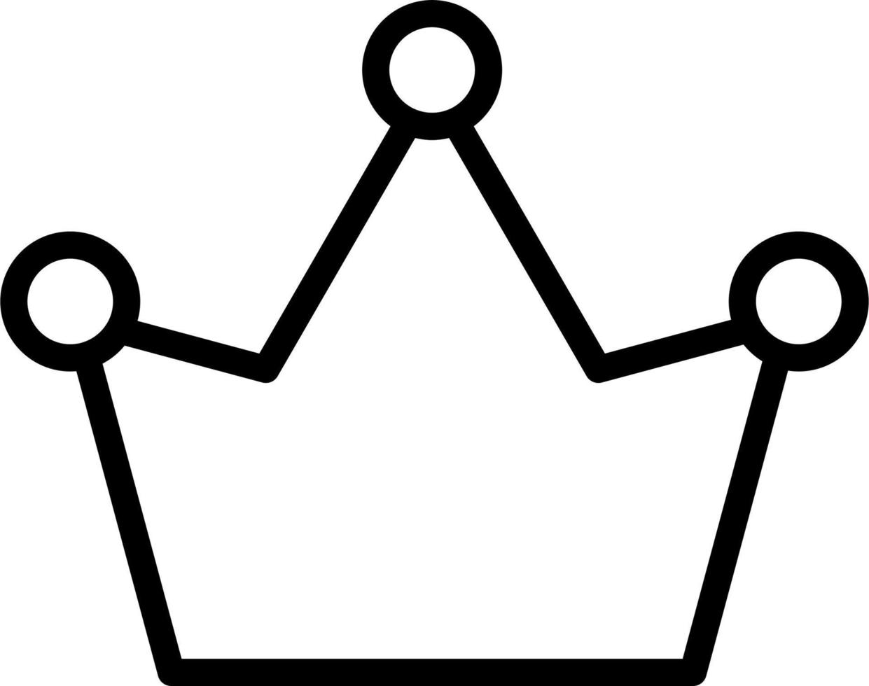 icono de vector de corona