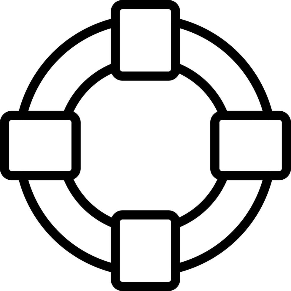 Lifebuoy Vector Icon